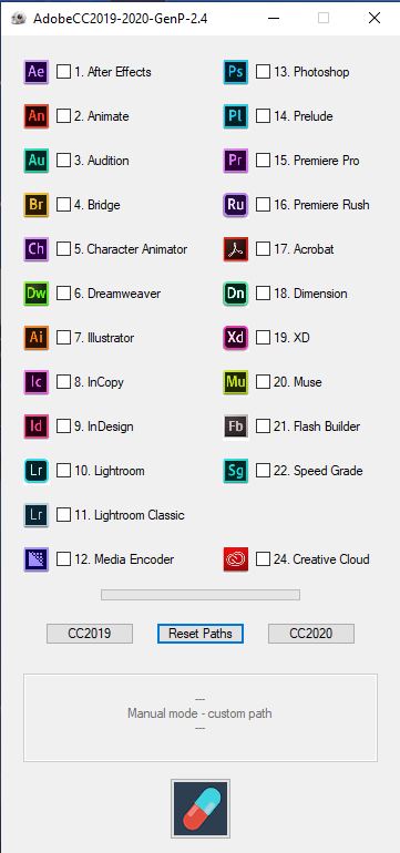 Descarga completa del parche Adobe CC 2025-2026 – v4.0.0 – Adobe habilitado