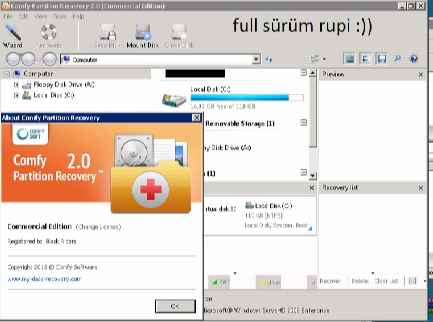 Descargue Comfy Partition Recovery – Completo v5.2 turco