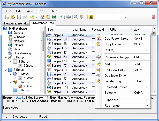 Descarga de KeePass Password Safe Multilingual Pro Edition – Versión completa 2.61