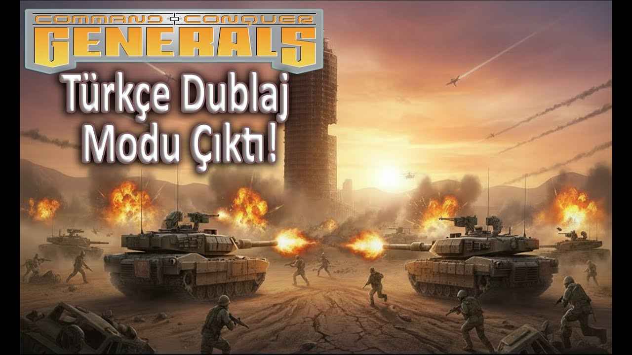 Command Conquer Generals Descarga del doblaje turco + Mod de instalación