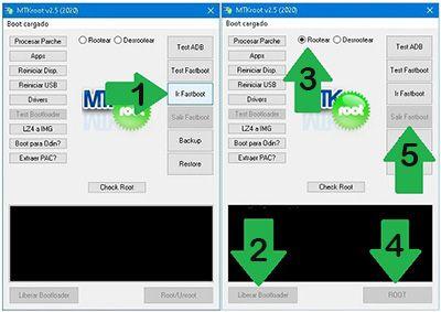 Proceso simplificado Root Multilaser Ms50x