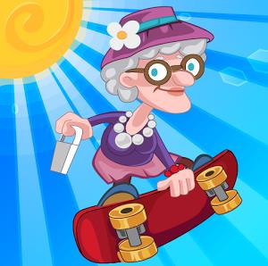 Angry Gran Skater Run Apk Descargar + Mod Dinero v2.21.0