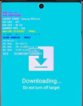 modo de descarga de samsung