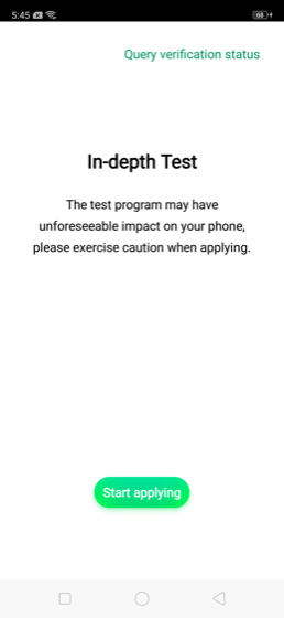 verificación de consulta realme 6 pro