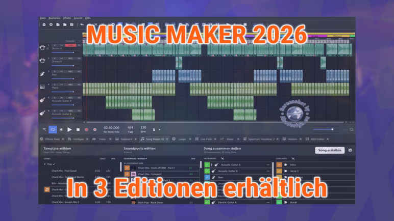 Descarga premium de MAGIX Music Maker 2026 – Versión completa 34.0.0.6