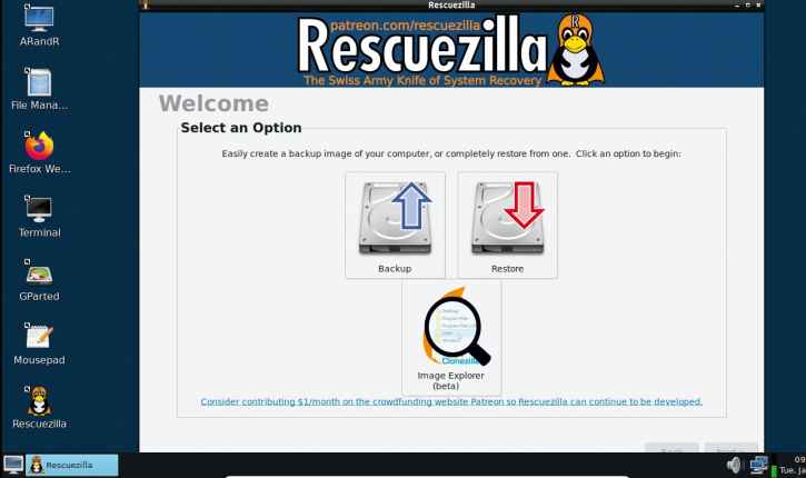 Descargar Rescuezilla – Completo v2.6.1 TURCO