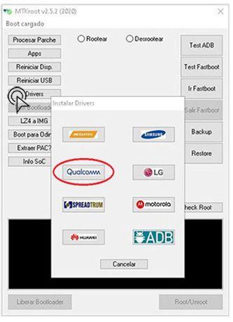 Controladores USB Qualcomm BQ Aquaris X Pro