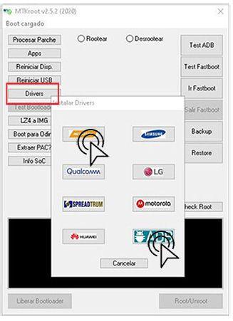 Controladores USB para Nomu T18