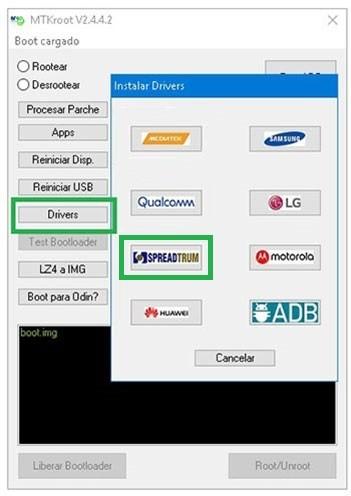 Drivers USB Spreadtrum para Archos Access 50 S