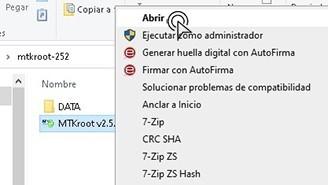Abrir MTKroot v2.5.5 en Nomu S50 Pro