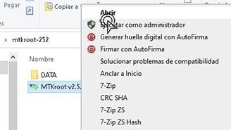 Ejecutando MTKroot v2.5.5 en UMIDIGI Bison