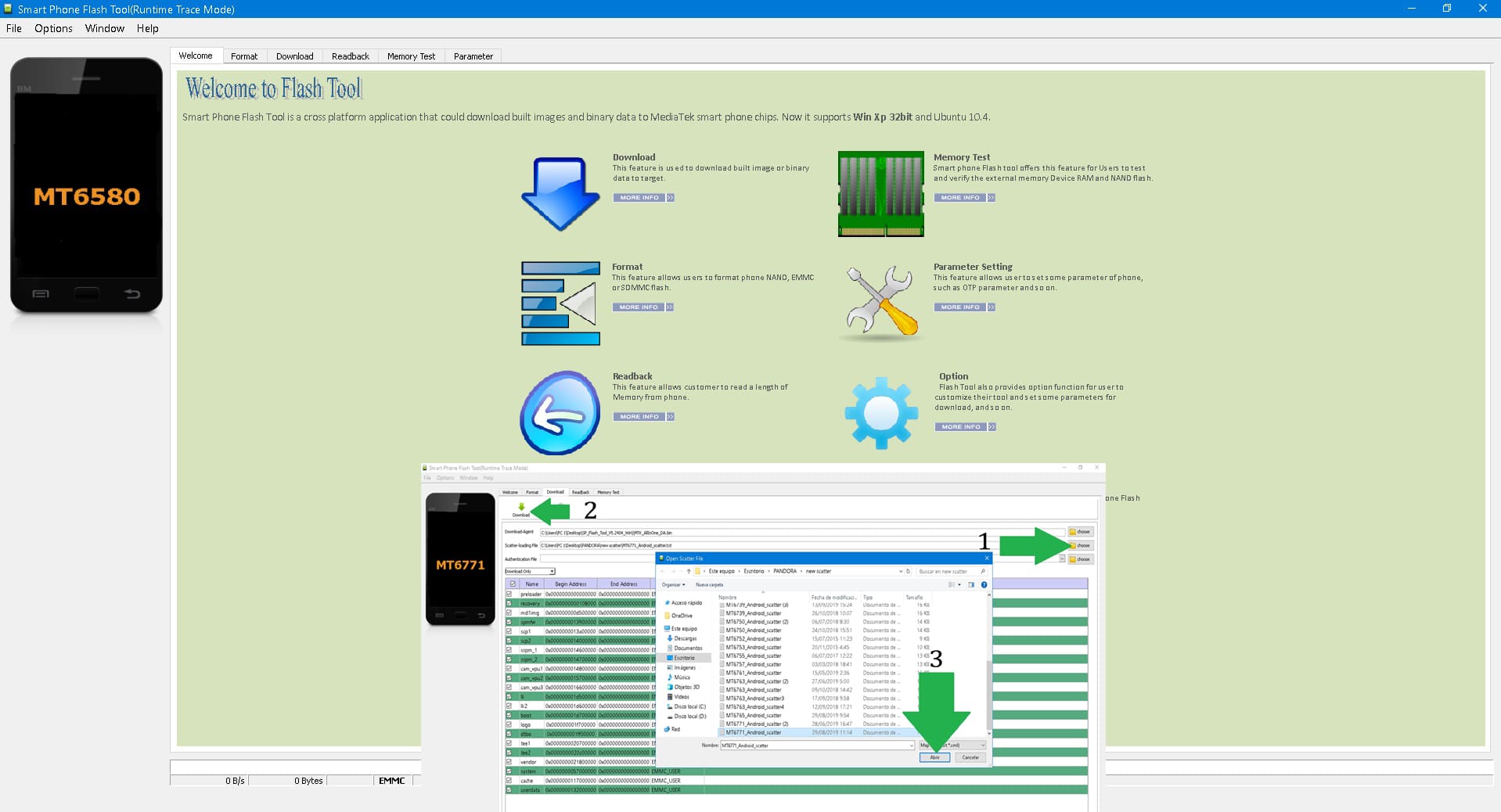 Descargue SP Flash Tool para PC Windows 10-11 Instalación y tutorial paso a paso