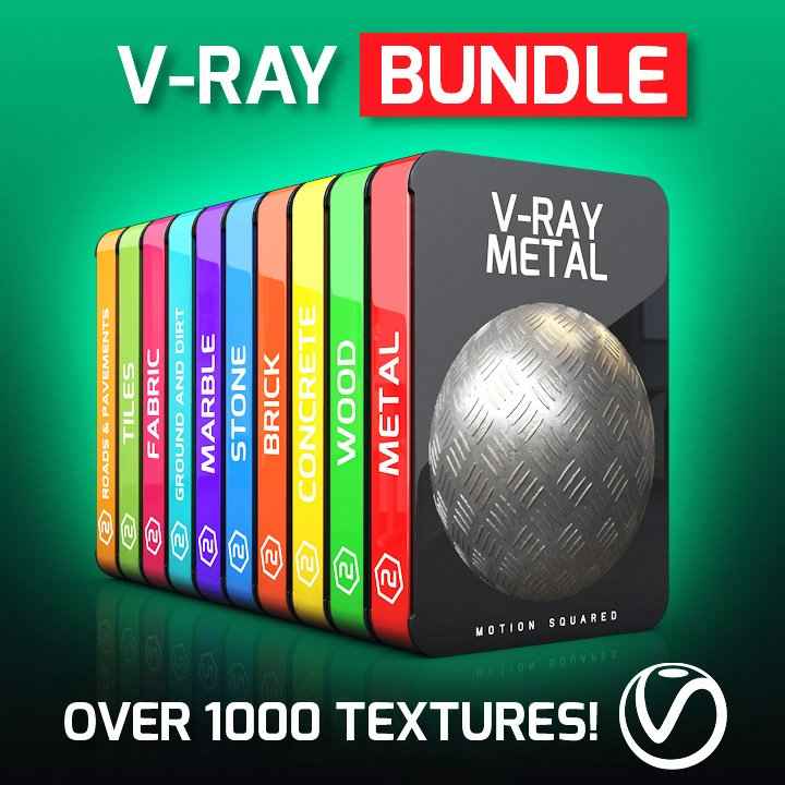 Descargue los paquetes de texturas Motion Squared V-ray para Cinema 4D – COMPLETO