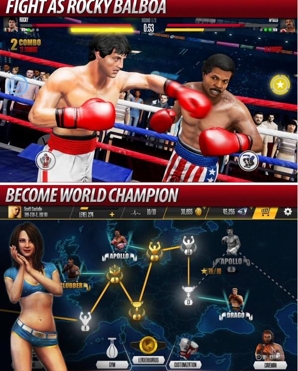 Real Boxing 2 ROCKY Apk Descargar + Truco de dinero y datos v1.59.0