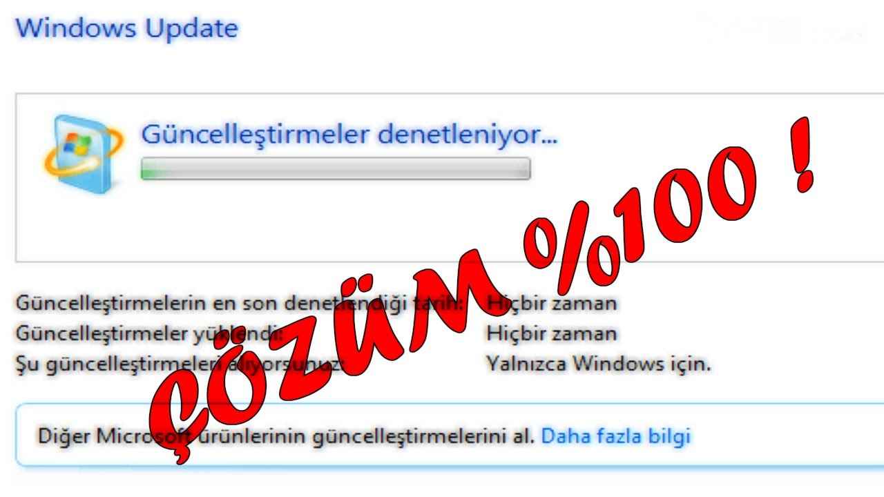 Solución de búsqueda de actualizaciones de Windows 7 + 100%