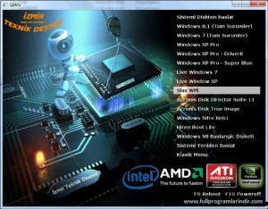 Soporte técnico de Izmir Usb Multiboot v2.0 2014 Descarga completa en turco