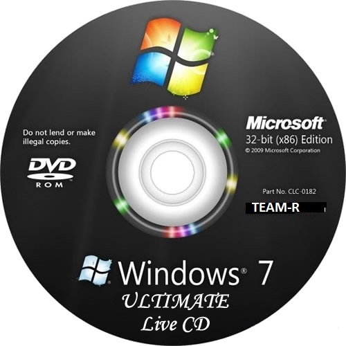 Windows 7 Ultimate SP1 Live CD turco 32 bits Descargar