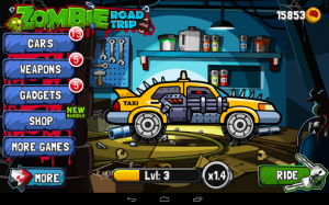 Viaje por carretera zombi APK 2