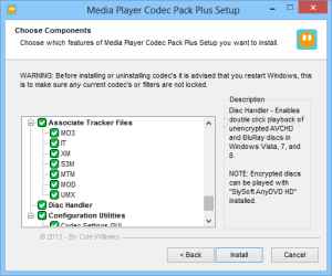 Paquete de códec de reproductor multimedia Plus