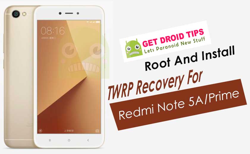 Cómo instalar la recuperación TWRP oficial en Xiaomi Redmi Note 5A/Prime y rootearlo