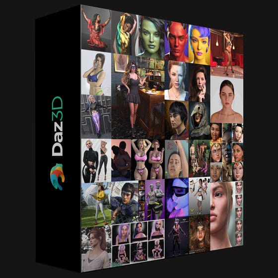 Descarga DAZ 3D Poser Bundle 3 – Completamente nuevo – Modelo 3D