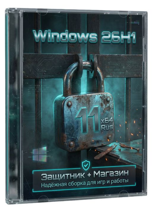 Windows 11 Pro х64 26H1 + Защитник + Магазин без телеметрии