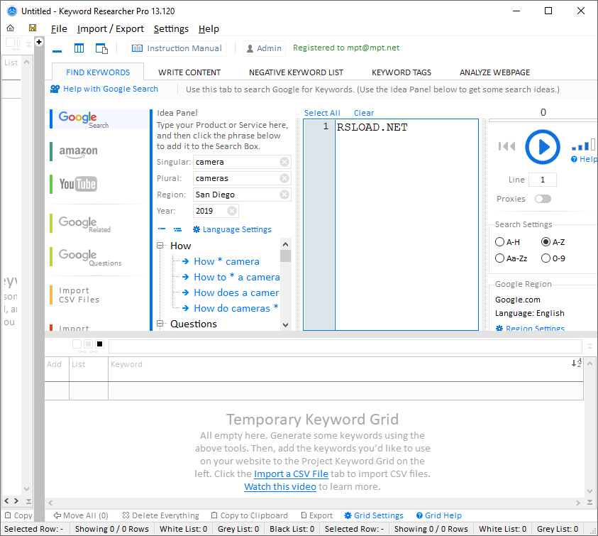 Descargar Keyword Researcher Pro