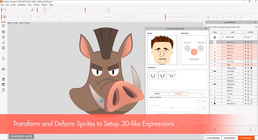     Animador de dibujos animados Reallusion gratis