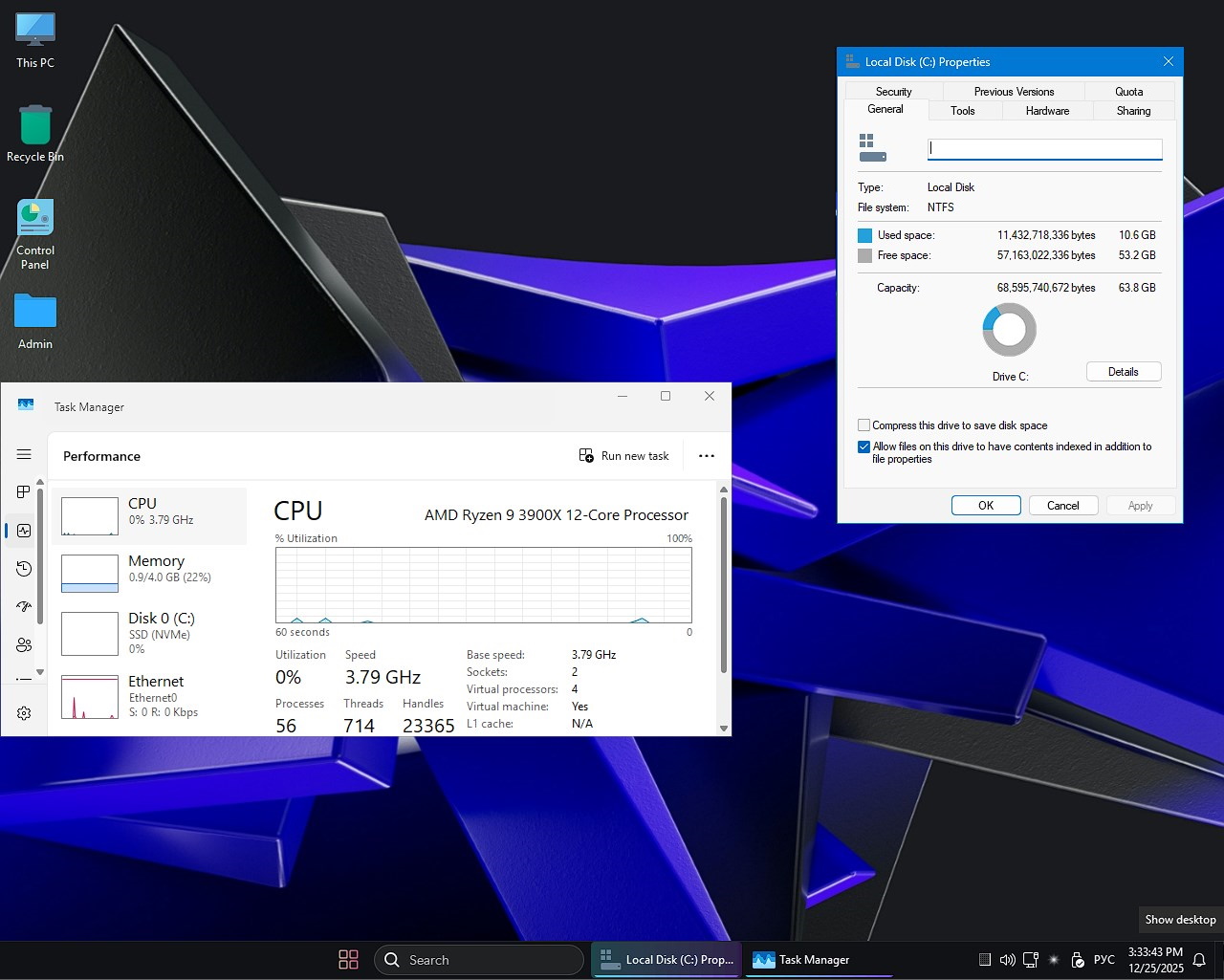 Windows 11 25H2 Lite Fix x64 compilación 26200