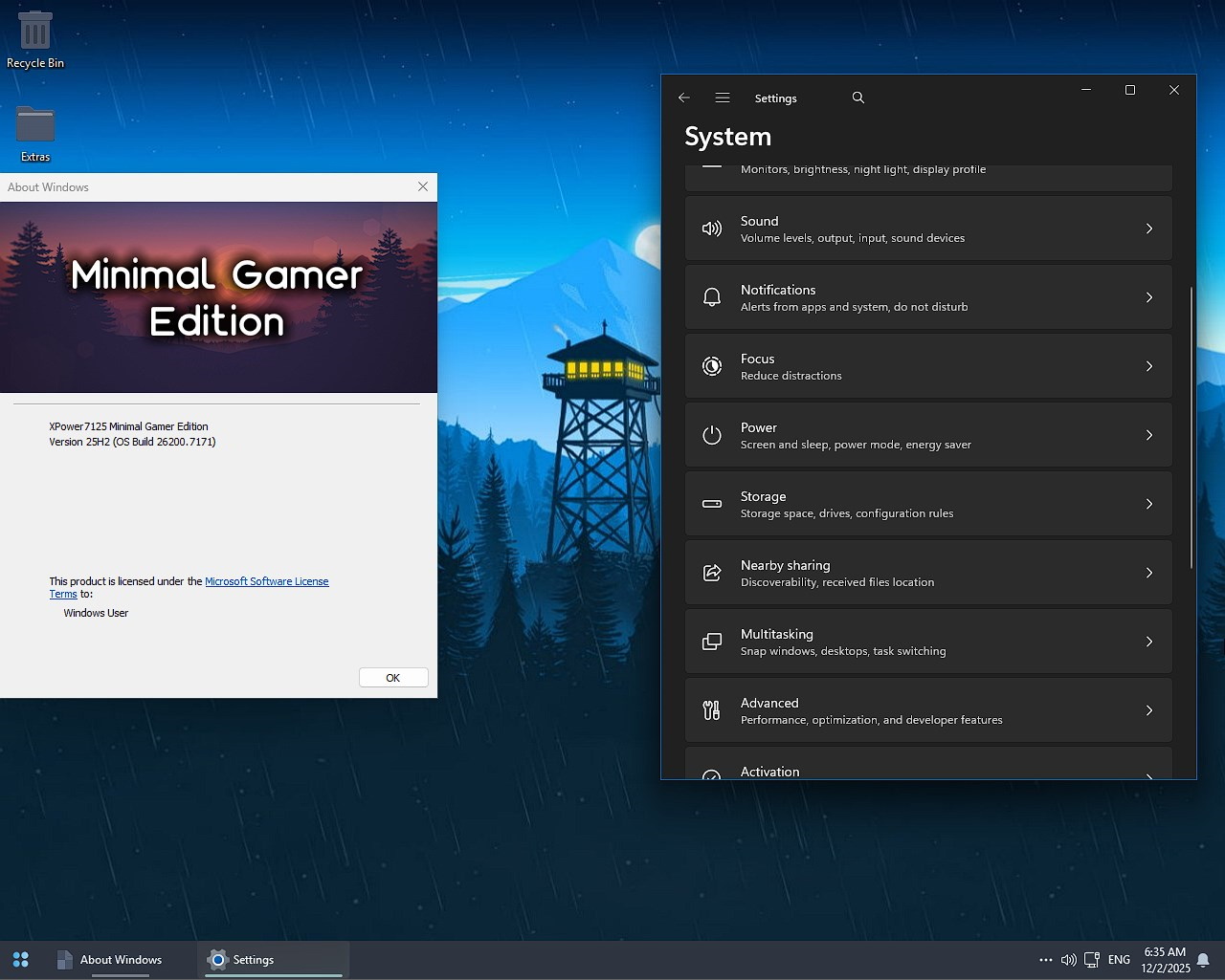 Windows 11 Pro 25H2 torrent mínimo