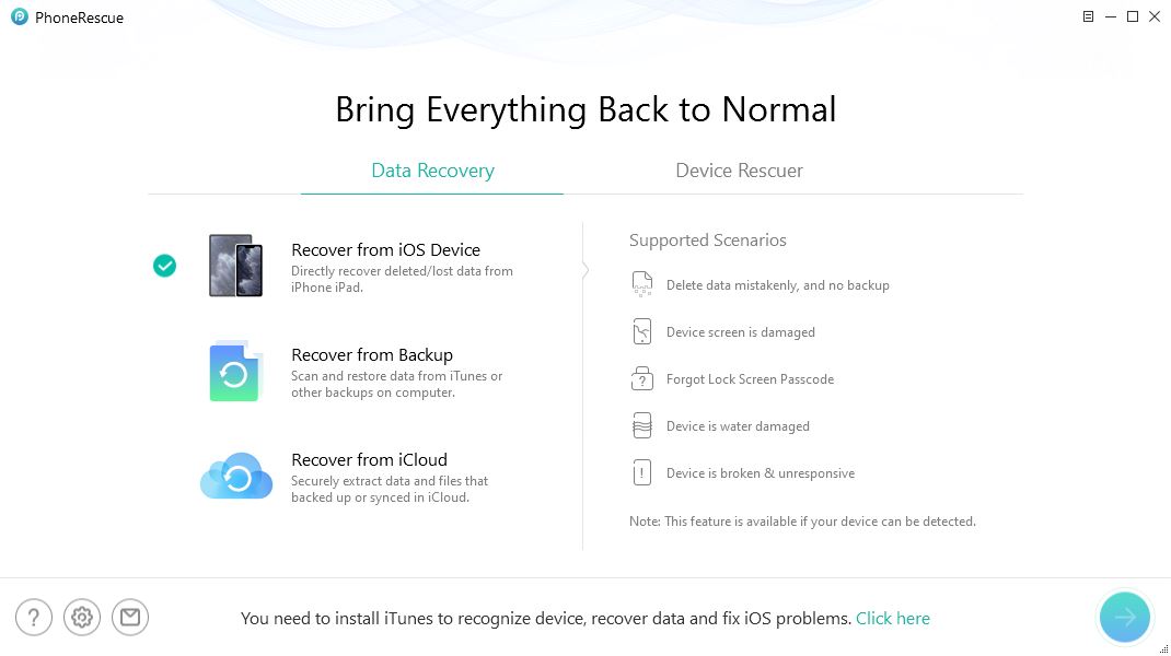     Descargar PhoneRescue para iOS