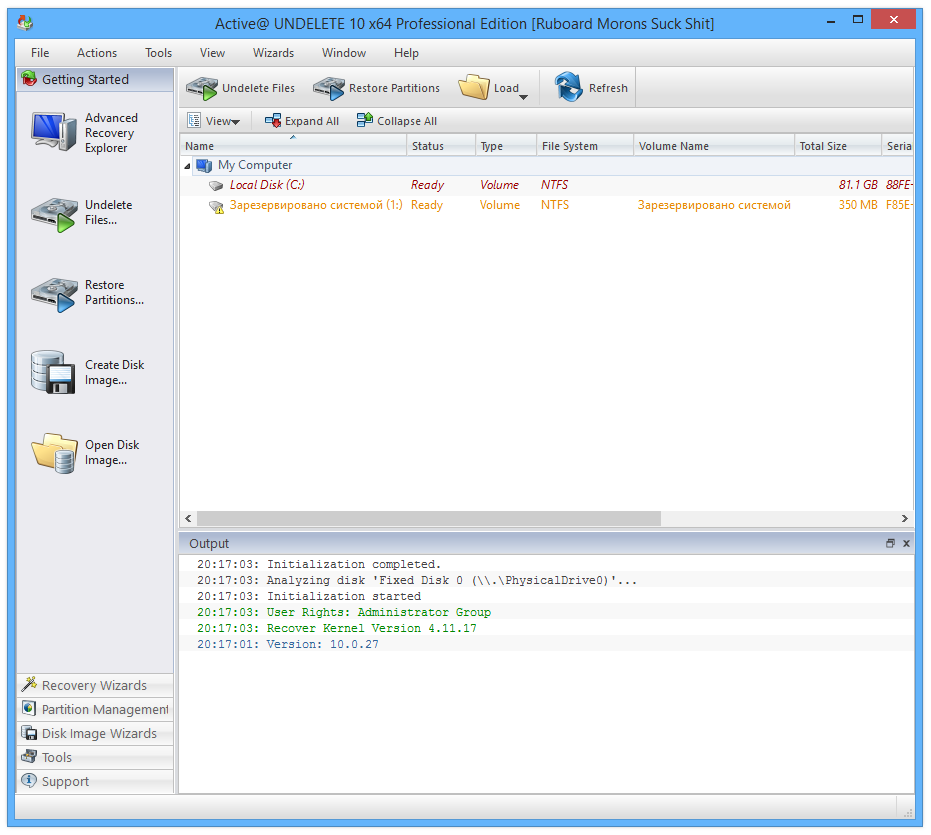 Activo@UNDELETE