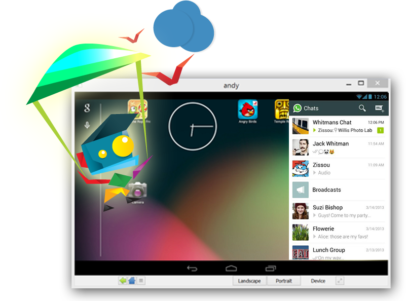 Andy OS Android Emulator Descargar v47.260.1096.26 Aplicación de juego