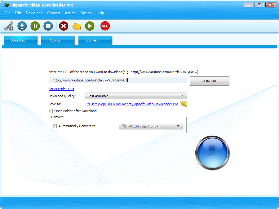 Bigasoft Video Downloader Pro 3.28.8.9497 + Portátil + Reempaquetar