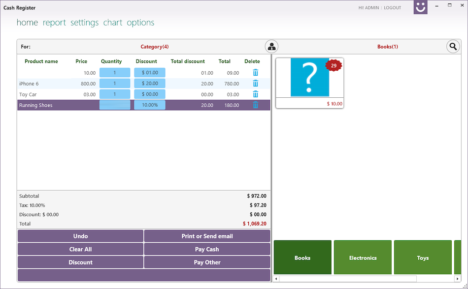 Caja registradora Pro 4.1.0
