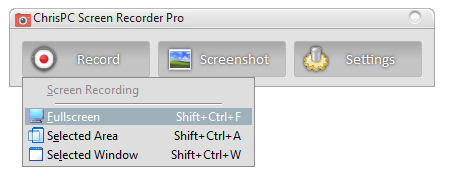     descargar ChrisPC Screen Recorder