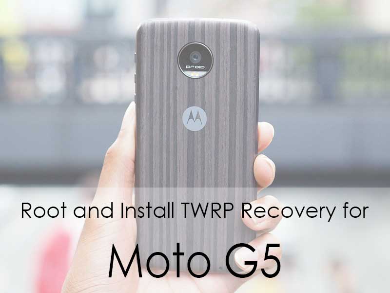 Cómo instalar la recuperación TWRP oficial en Motorola Moto G5 y rootearlo