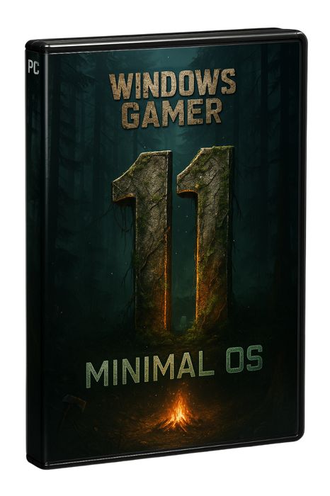 Compilación mínima para juegos de Windows 11 25H2 (inglés de 64 bits, 2,0 GB)