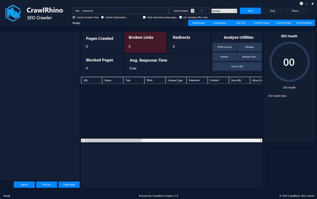 CrawlRhino SEO Crawler PRO 1.1.15