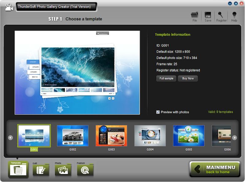 Creador de galería de fotos ThunderSoft 4.7.0 + x64