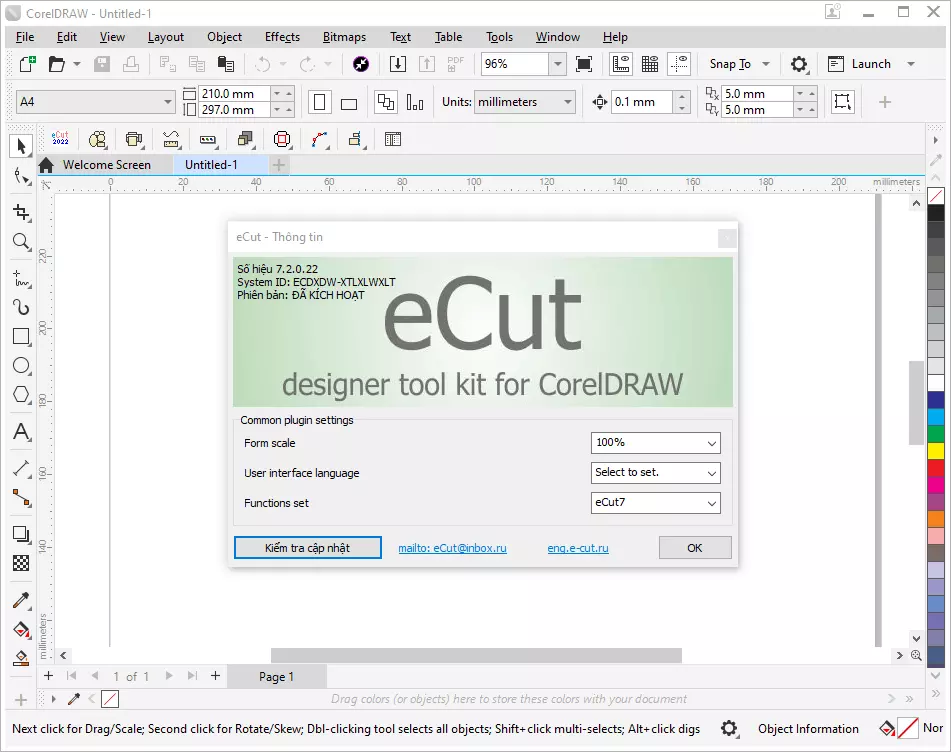 Descarga de Ecut para CorelDraw 2023 – Completo v7.2