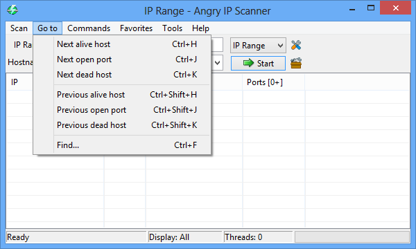 Escáner IP enojado 3.9.3 + Portátil