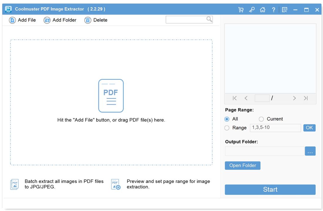 Extractor de imágenes PDF Coolmuster 2.3.2