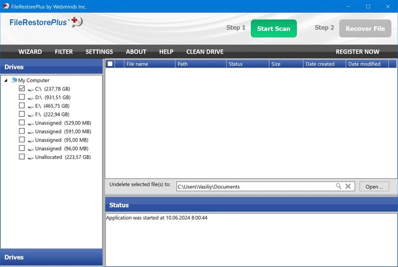 FileRestorePlus 4.0.26.213 + Portátil + Reempaquetar