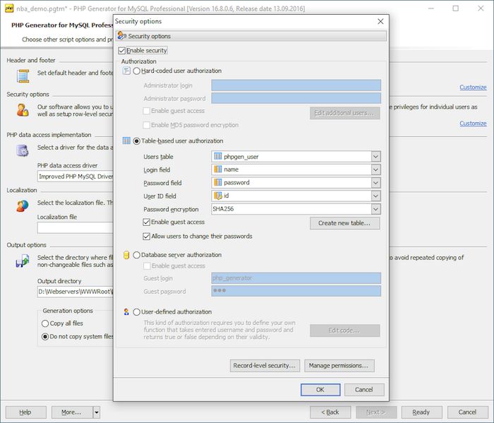 Generador PHP Firebird Pro 22.8.0.22
