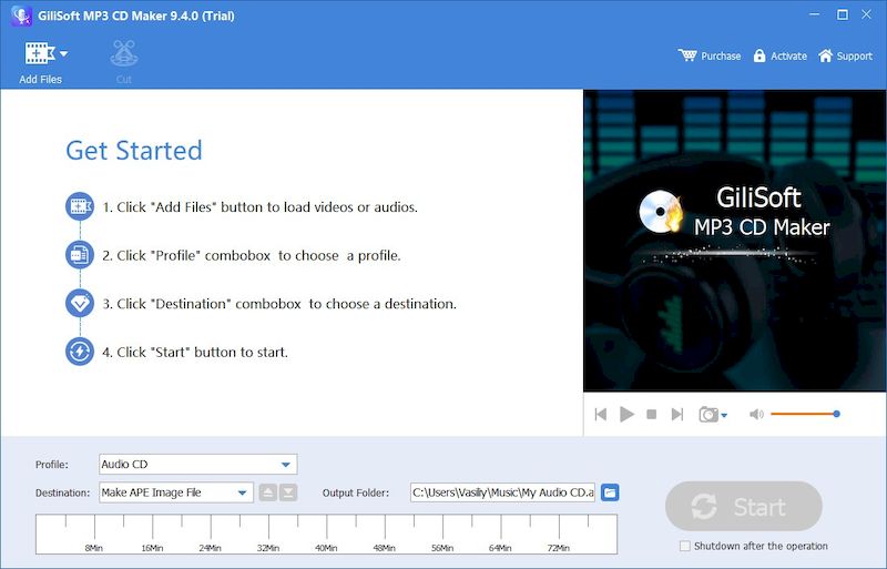 GiliSoft MP3 CD Maker 9.7 x64