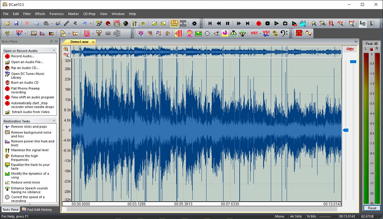 Herramientas de restauración de audio con corte de diamante 11.09 + Portátil