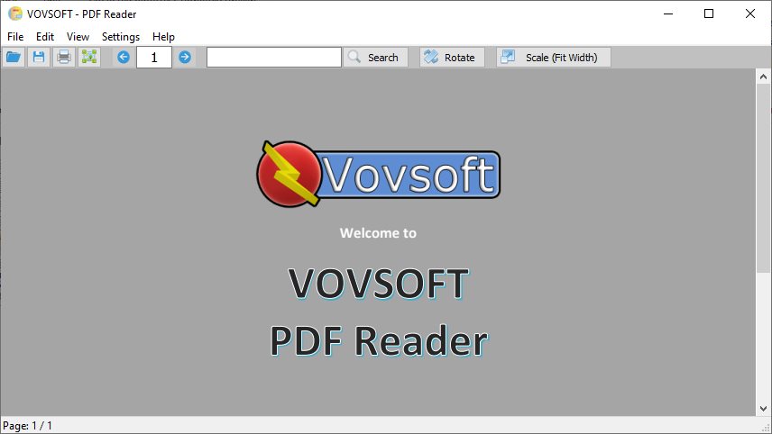 Lector de PDF Vovsoft 5.7