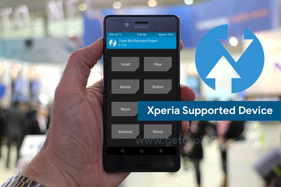 Lista de recuperación TWRP compatible para dispositivos Sony Xperia