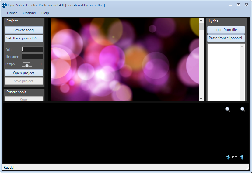 Lyric Video Creator Professional 6.7.0 x64 +  portátil